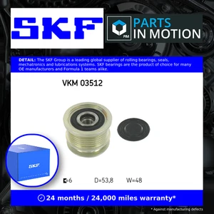 Overrunning Alternator Pulley VKM03512 SKF Clutch 1204291 55565443 Quality New - Picture 1 of 7