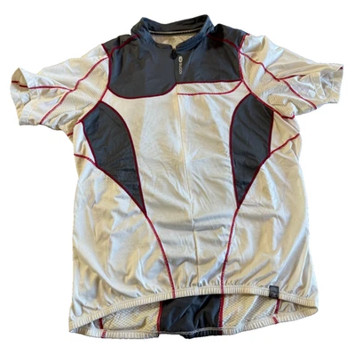 SUGOI Cycling Jersey Large Gray Mens Bike Biking Pockets Cycle - Image 1 of 4