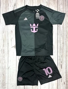 Messi #10 Kids Soccer Uniform | Jersey And Short Set Youth (24) SMALL - Picture 1 of 2