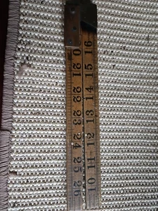 Boxwood Vintage Folding Ruler Brass Fittings 35in/3ft Made in England - Picture 1 of 9