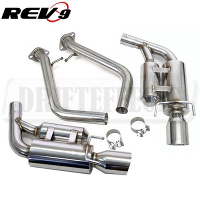 Rev9 FlowMAXX Axle-Back Exhaust Kit Stainless Steel For Lexus IS (XE30) 2014-24 - Image 1 of 4