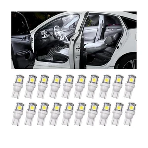 HZEL 20PCS T10 194 Car LED Light Bulb, 5SMD 5050 12V 168 W5W 2825 Vehicle Wed... - Picture 1 of 6