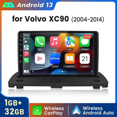 Radio Coche Android 13 GPS Navegación Estéreo Wifi 1+32GB Reproductor Para Volvo XC90 2004-2014 Foto 1 de 4