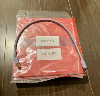 Acoustic Revive LAN-0.5PA LAN Cable 1.6 ft Used with Box, Audio Grade - Image 1 of 4