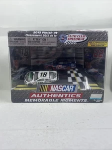 Nascar Authentics Memorable Moments #18 Kyle Busch & #22 Joey Logano With Cards - Picture 1 of 10
