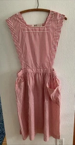 Vintage 1960er Angelica Candy Striper Uniform Schürze Kleid Damen Krankenschwester USA - Bild 1 von 8