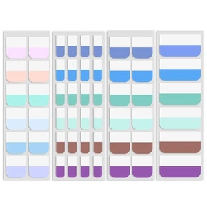 660P Schede Adesive, 12 Colori Schede Indice Scrivibili e Riposizionabili, Divisore T... - Foto 1 di 7