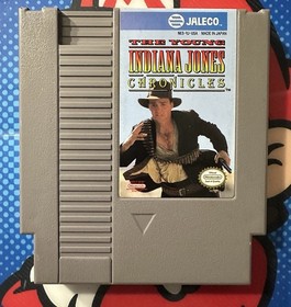 Young Indiana Jones Chronicles Nintendo NES Authentic Clean Tested
