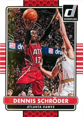 Dennis Schroder 2014-15 Panini Donruss Basketball Base Card #143 Atlanta Hawks - Image 1 of 2