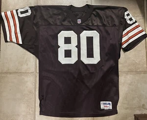 1995 AUTHENTIC WILSON CLEVELAND BROWNS ANDRE RISON JERSEY 50 - Picture 1 of 22