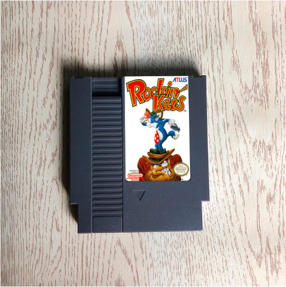 Rockin Kats 8_bit Video Game Console Card for NES