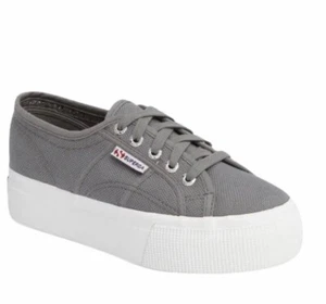 Superga COTU 2790 Platform Sneaker Womens’s Gray Sage with Box from LLBean 9M - Picture 1 of 9