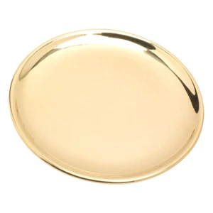 Untersetzer Ø12cm Modern Poliert Messing Gold Kerzenteller Dekoration Tischdeko - Bild 1 von 1