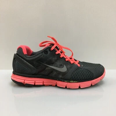 Nike LunarGlide Shoes 7.5 Womens Black Pink Athletic Running Sneakers 407647-014 - Image 1 of 4