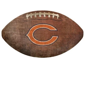 Letrero de fútbol americano de 12 pulgadas de los Chicago Bears - Imagen 1 de 1