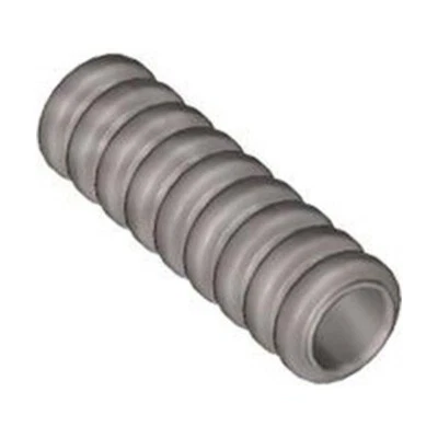Lego Bricks 4x Silver Metallic 24mm Corrugated Pipe Tube Hose 6420614 100893 NEW - Image 1 of 4