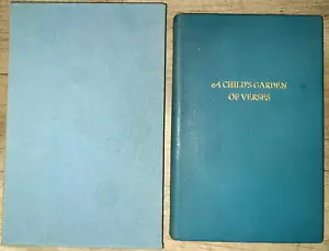 Vtg leather book, A Child's Garden of Verses by Robert Louis Stevenson, 1978 - Picture 1 of 20
