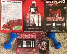 2012-2015 NEBRASKA HUSKERS Football Schedule Posters 4 Lot Cornhuskers 11” x 17”