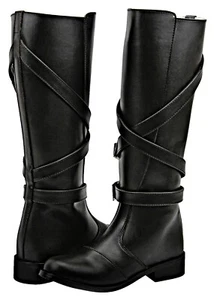 Stivali alti ginocchio donna donna GARDENA Elegante moda moto equitazione - Foto 1 di 14