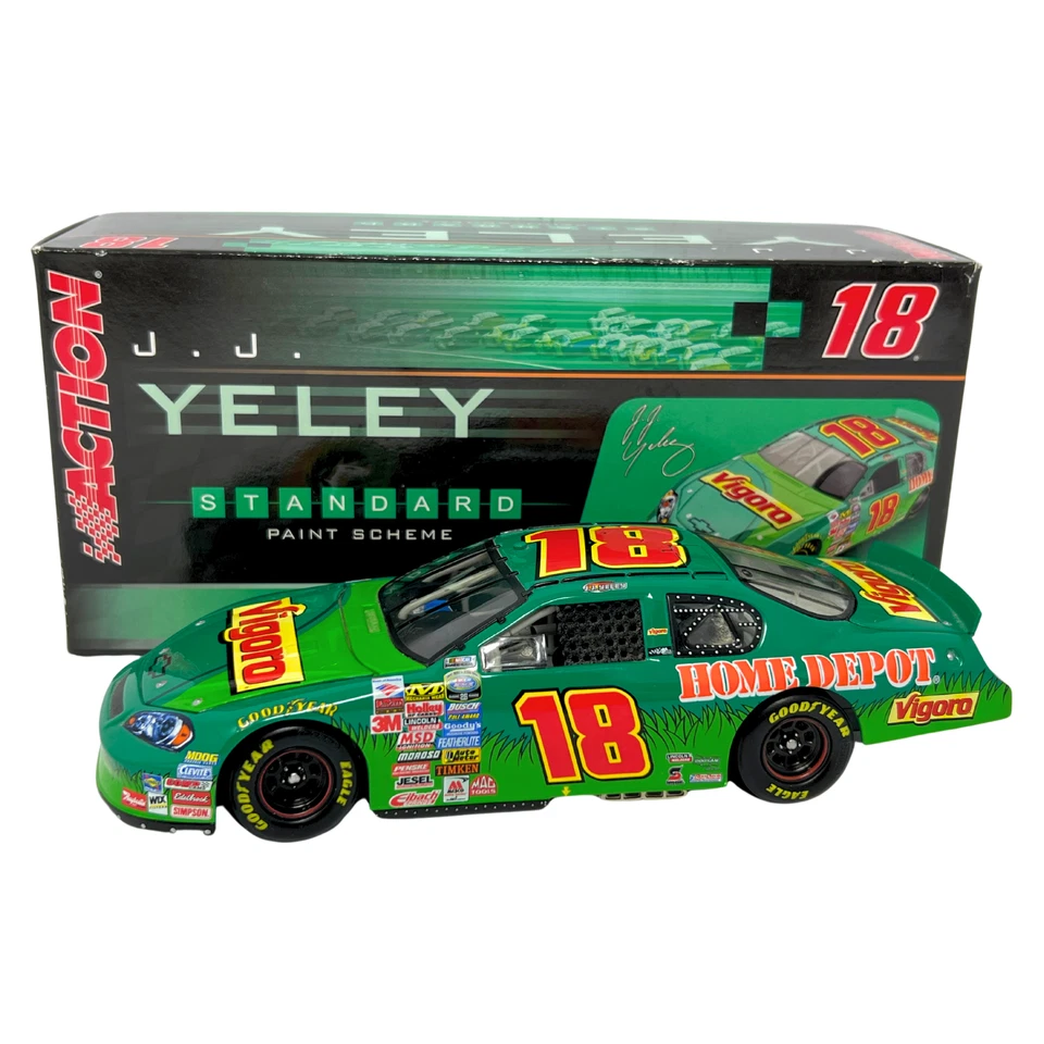 Action Nascar #18 JJ Yeley Vigoro Monte Carlo GM Dealers (1 de 24#) 1:24 Diecast Foto 1 de 4