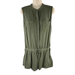 Pantalones Cortos para Mujer Talla L Mono Verde Botones Ajustable Cintura de Ana - Imagen 1 de 7