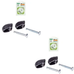 Für Flymo Hover oberer Rasenmäher Griff Finger Räder & Schrauben Alm Fl198 x 2 Packungen - Bild 1 von 5