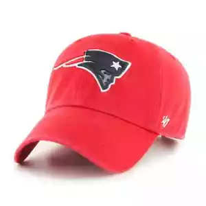 2024 New England Patriots 47 Marca NFL Limpieza Ajustable Correa Gorra Papá - Imagen 1 de 3