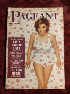 RARE PAGEANT January 1957 Elvis Presley Marilyn Monroe Laurence Olivier - Picture 1 of 2