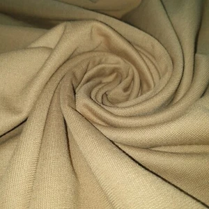 Taupe Brown Ponte Roma Fabric Viscose Jersey Stretch Dress Craft Material 58" - Picture 1 of 3