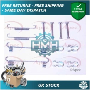 Fits Ducato Relay Boxer Handbrake Brake Shoes Fitting Kit Rear Poppy #1 - Picture 1 of 2