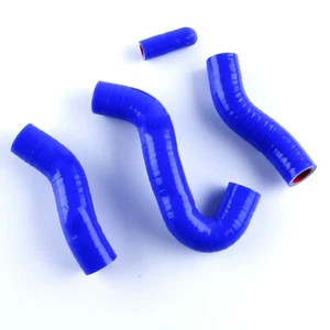 2012-2016 KTM 450 500 EXC XCW Silicone Thermostat Bypass Hose Pipe Kit Blue - Foto 1 di 12