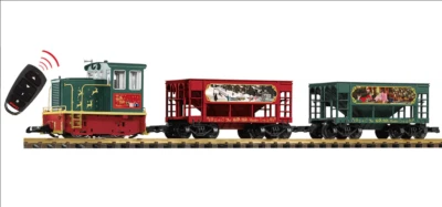 PIKO #38152 North Pole Hauler GE 25-Ton Starter Set (G-Scale) Plus #38915 - Image 1 of 4