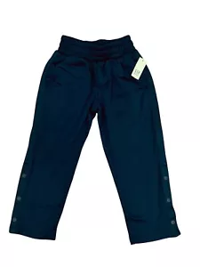 NWT Gap Kids Navy Blue Track Pants Boys S size 6-7 Snap Sides Pockets - Picture 1 of 6