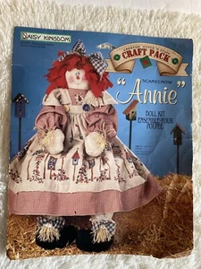 1996 Daisy Kingdom Scarecrow 23" Annie Doll Kit Cut & Sew Fabric Panel S4 - Picture 1 of 7