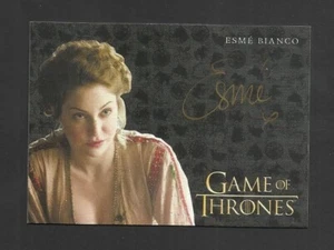 GAME OF THRONES ESME BIANCO ROS SIGNED AUTOGRAPH CARD 2017 AUTHENTIC - Picture 1 of 2