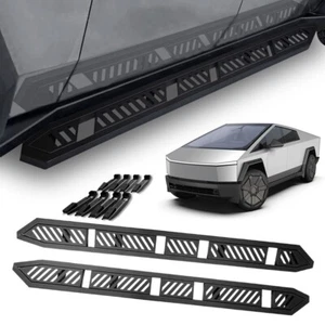 Fits for 2025 Tesla cybertruck Fixed Door Running Board Side Step Pedal Bar - Picture 1 of 8