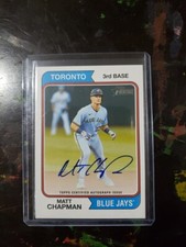 2023 Topps Heritage Matt Chapan On Card Auto