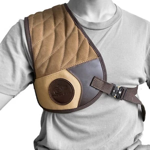 Protect Weste Rückstoß reduzierendes Shirt Schießen Schulterpolster für Gewehr Schrotflinte NEU - Bild 1 von 37