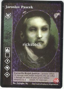 Jaroslav Pascek x1 Brujah KMW VTES Jyhad - Imagen 1 de 1