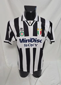 JUVENTUS FC OFFICIAL SHIRT MAGLIA CALCIO NR 11 ROBE DI KAPPA 1995/96 SONY tg M - Foto 1 di 16