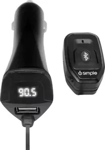 iSimple Bluetooth Car Wireless Bluetooth FM Transmitter with Siri Control - Picture 1 of 2