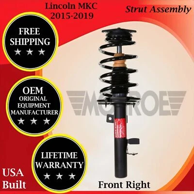 Puntal delantero derecho Monroe genuino OEM para Lincoln MKC 2015-2019 garantía de por vida Foto 1 de 4