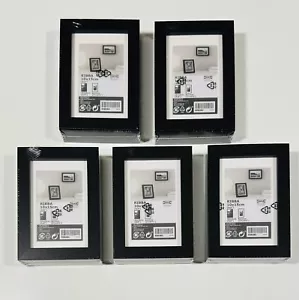 IKEA RIBBA 5 Stück Bilderrahmen schwarz 10x15cm oder 8x12cm 103.784.45 NEU OVP - Bild 1 von 5