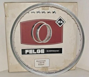 Felge 1,4 x 19 Alufelge Simson JAWA DKW MZ RT SACHS Zündapp M25 50 Romet 1,40 19 - Picture 1 of 1