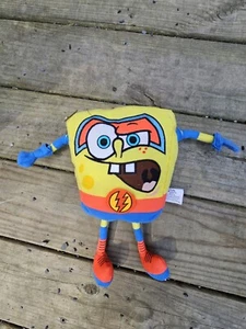 2005 Nanco Spongebob Super Hero Small Plush Toy 10" - Picture 1 of 3