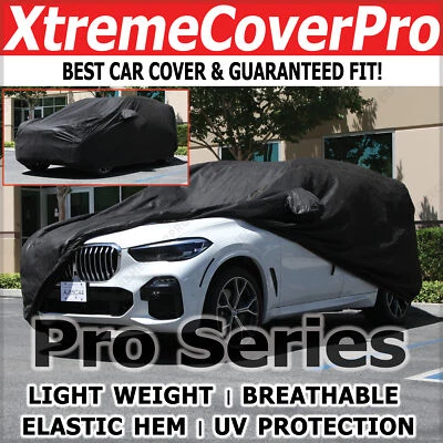 BMW X5 2019 2020 2021 2022 2023 2024 FUNDA COCHE TRANSPIRABLE CON BOLSILLO ESPEJO NEGRO Foto 1 de 4