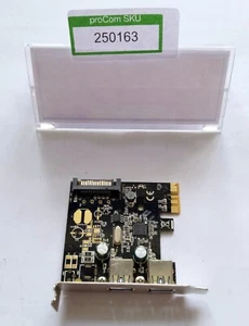 Erweiterungskarte/ Steckkarte/ PCI-E x1 / 2x USB 3.0 / für PC / FG-EU307A-1-UC04 - Bild 1 von 3