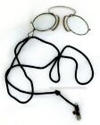 Lovely Vintage Opera Spectacles Nose Pincher Style & Original Cord VTG