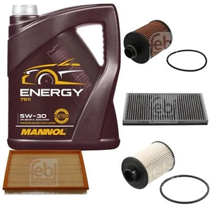 FEBI BILSTEIN Inspektionspaket 5L MANNOL Energy 5W-30 für Opel Corsa D Van - Bild 1 von 6