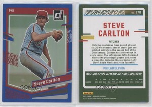 2023 Panini Donruss Holo Blue Steve Carlton #178 HOF